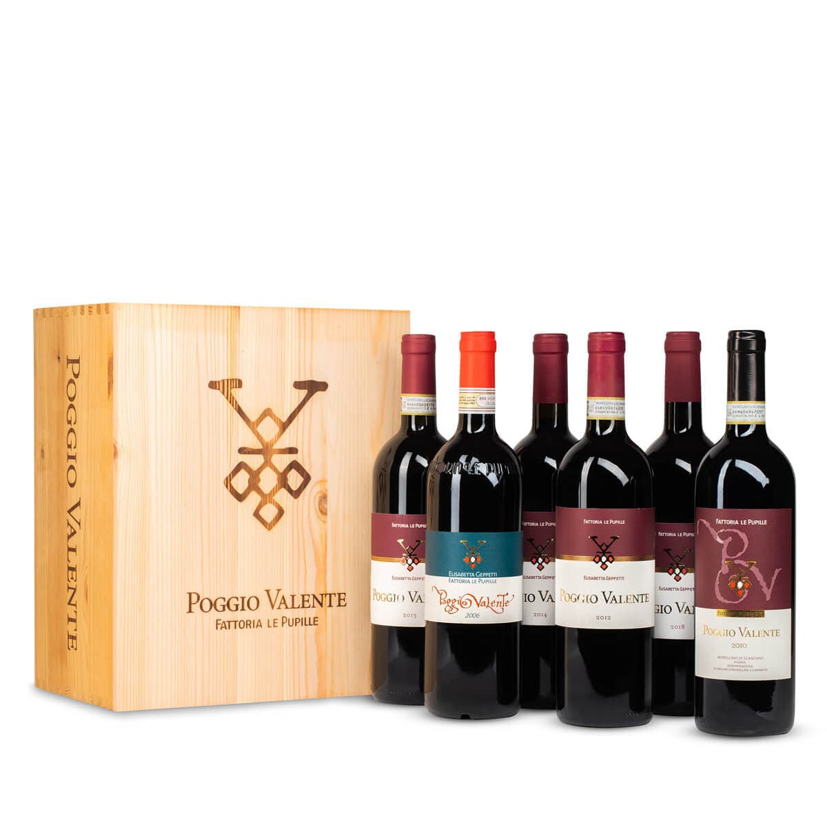 Verticale Poggio Valente, 6 annate